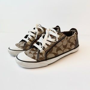 COACH Signature Logo Barrett Sneakers